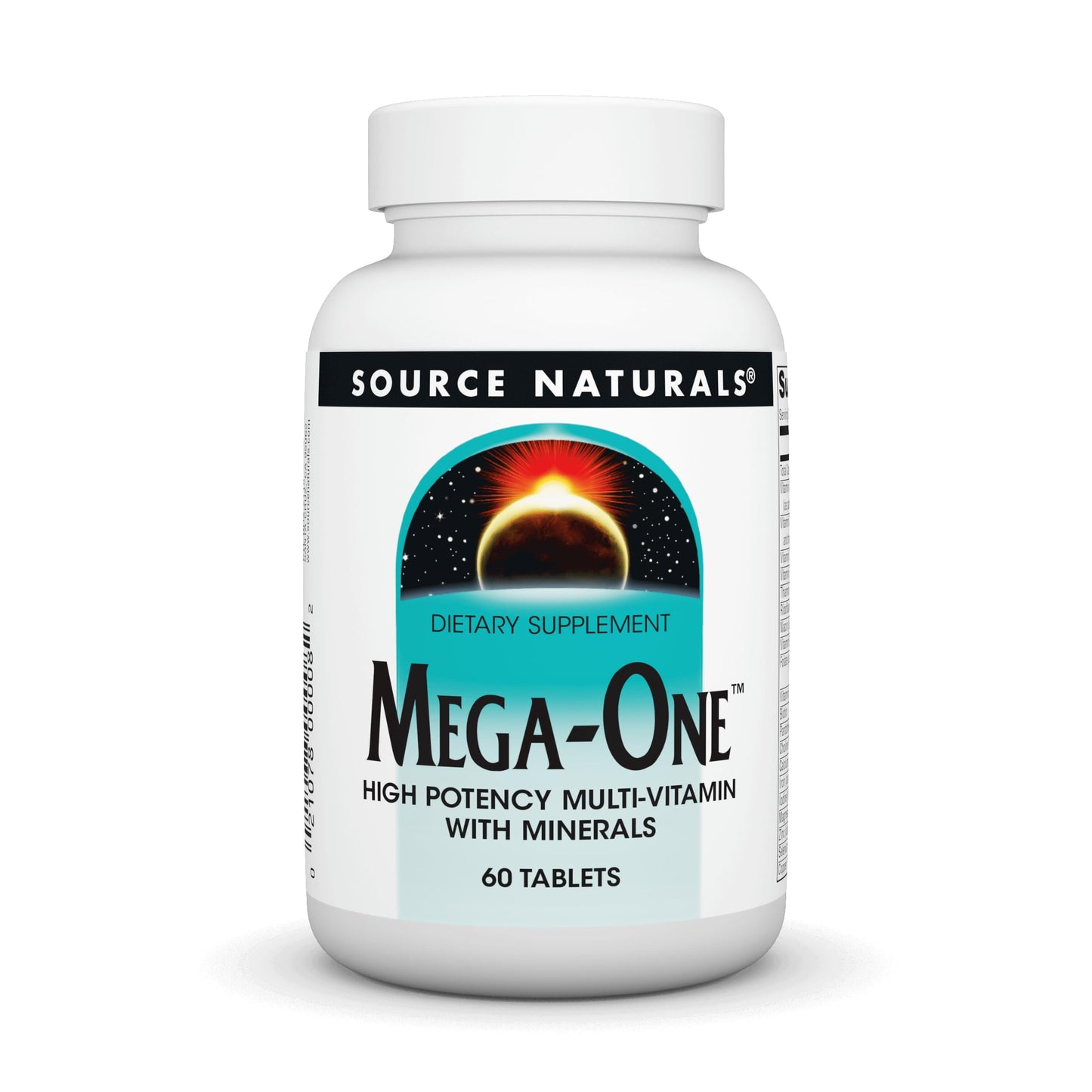 Source Naturals Mega-One Multi-Vitamin with Minerals, 60 Tablets