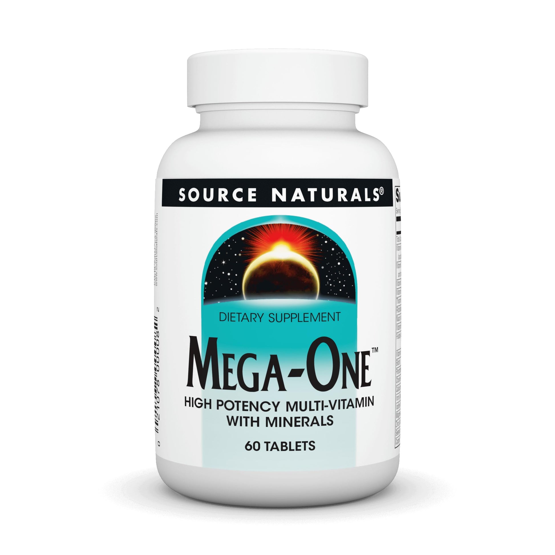 Source Naturals Mega-One Multi-Vitamin with Minerals, 60 Tablets