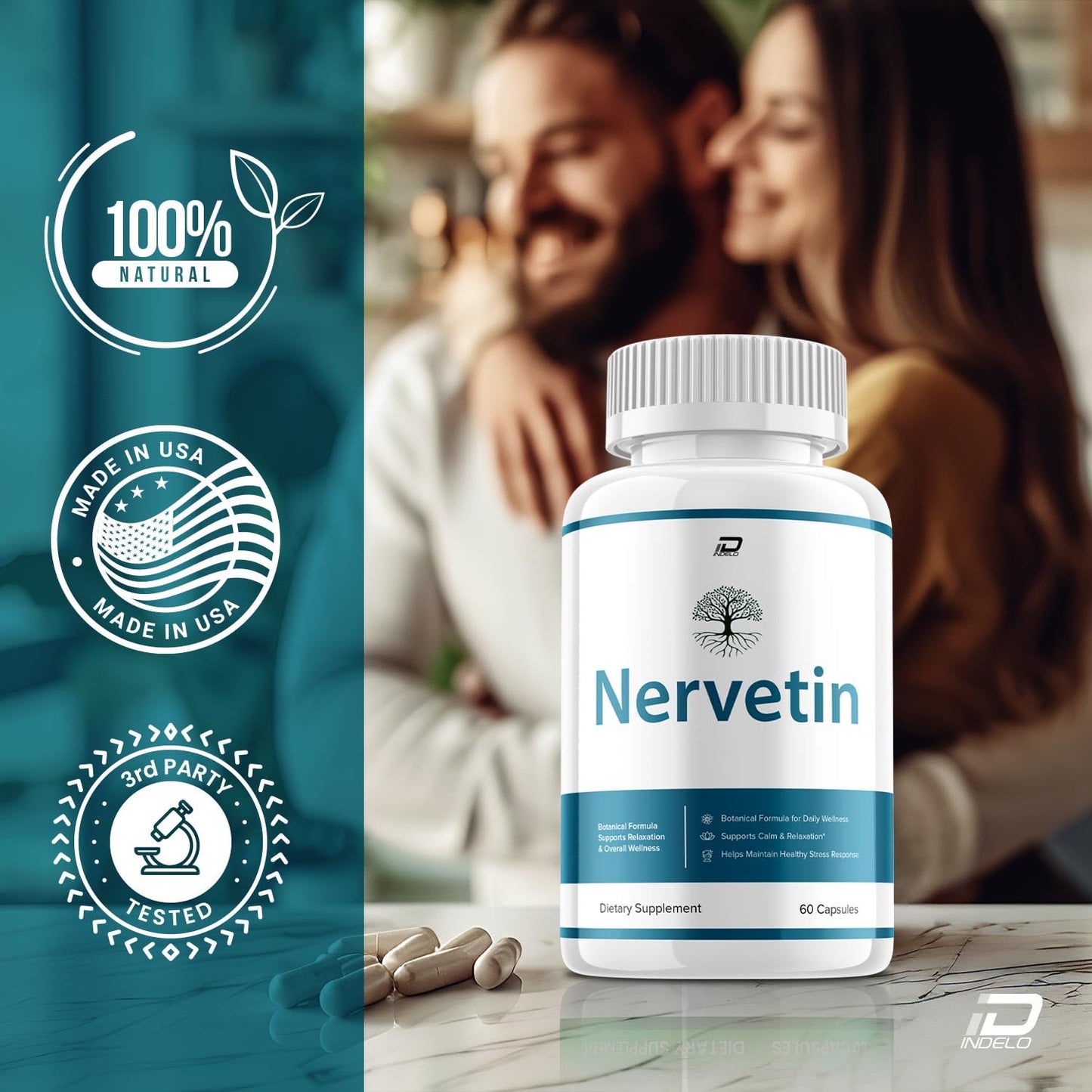 Indelo Nervetin Capsule 120 Capsules