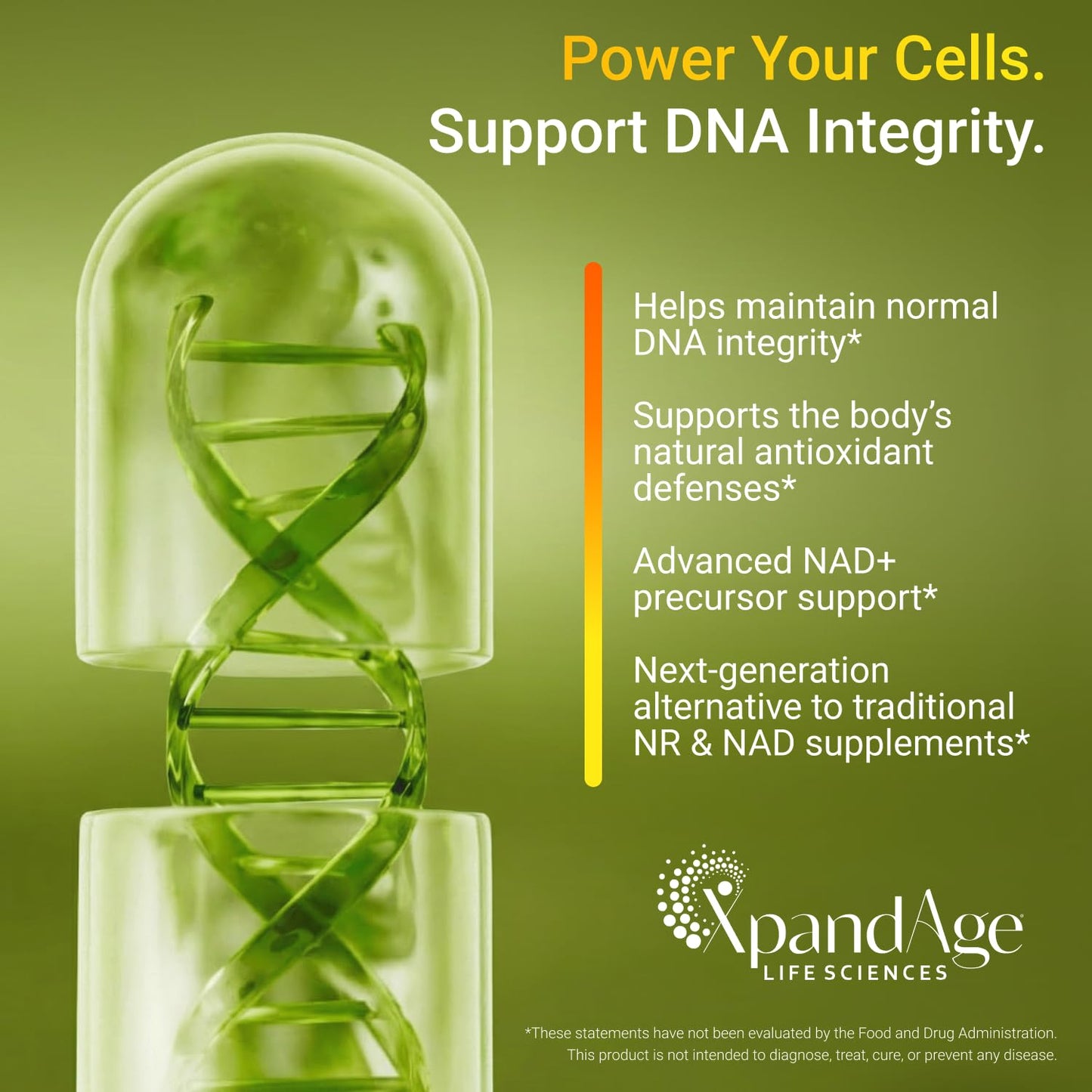 XpandAge Life Sciences NMNH 500mg NMN Alternative Capsules 90