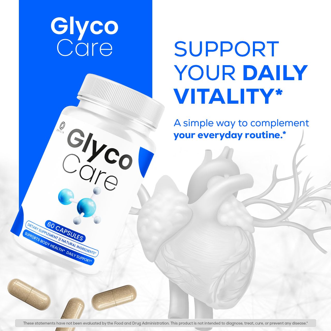 OVICIA Glyco Care Capsules 60 Count