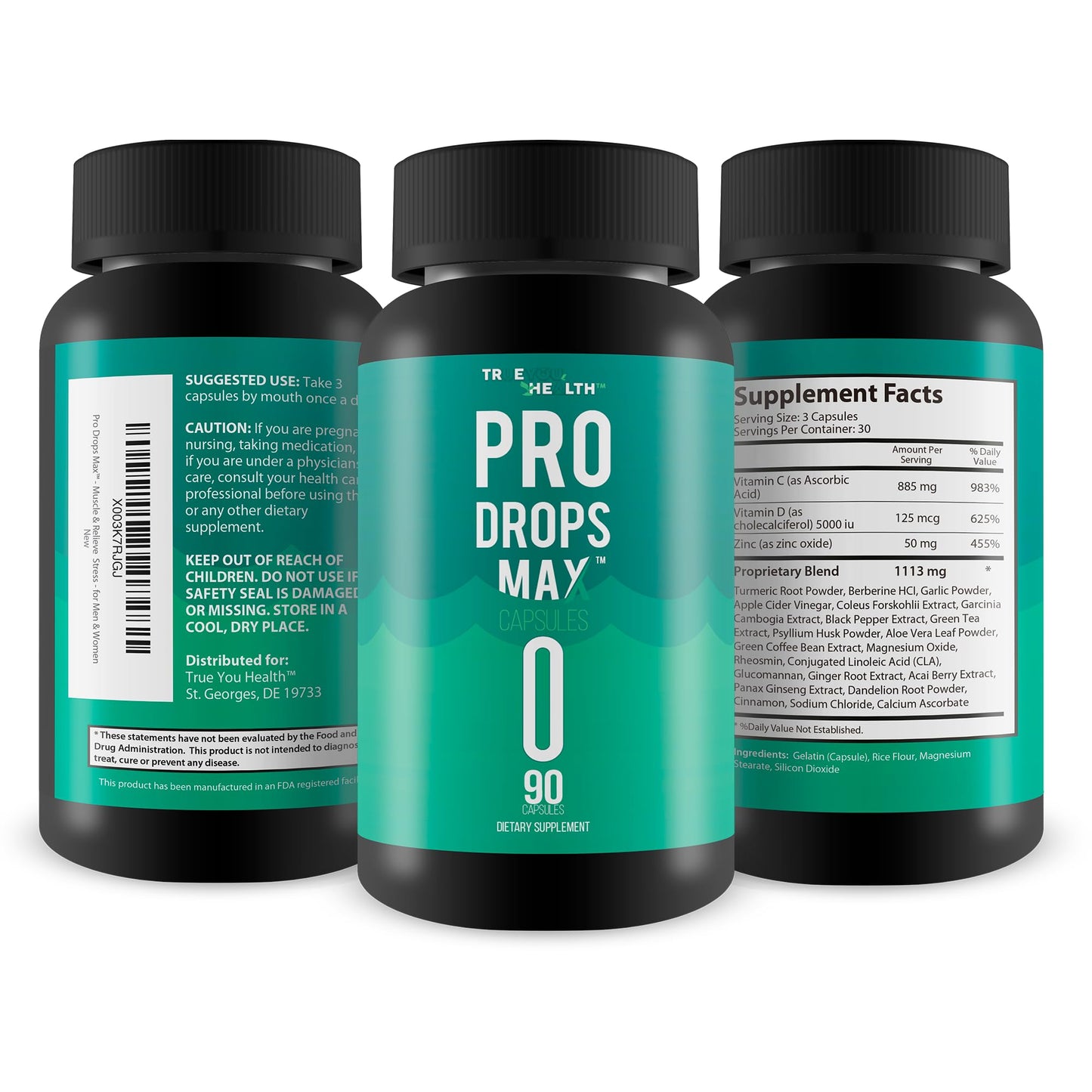 Generic Pro Drops Max Capsule 1 Count