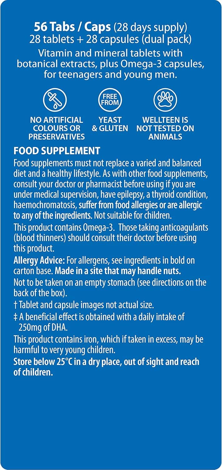 Generic Well Teen Him Plus Omega-3 Capsule 1 Count