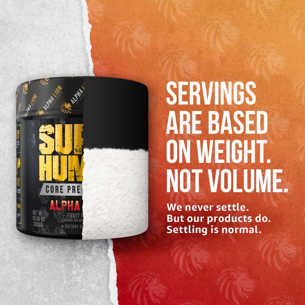 ALPHA LION Core Pre Workout Powder, 30 Servings