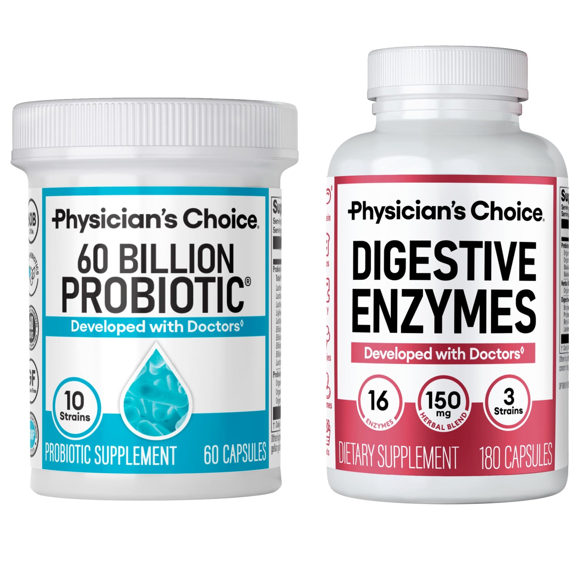 Physician's CHOICE Advanced Gut Health Bundle Capsule, 240 Count