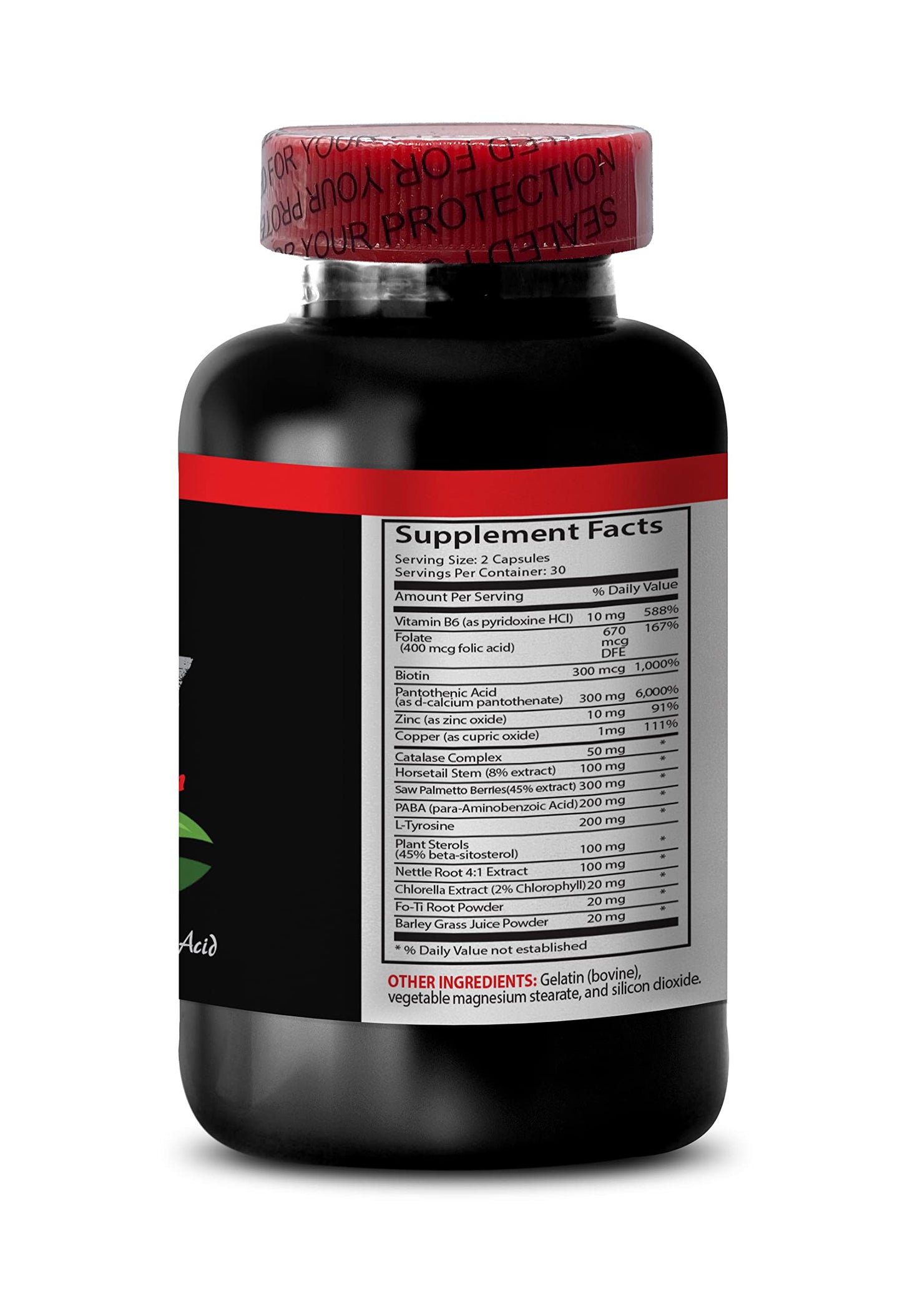 VIP VITAMINS Gray Hair Solution with Biotin & Folic Acid, 60 Capsules