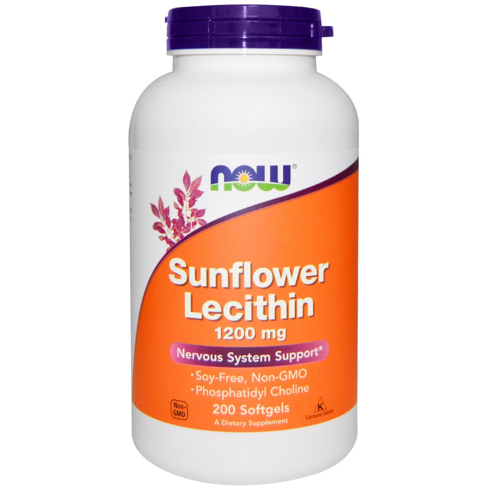 NOW Foods Sunflower Lecithin 1200mg Softgels, 400 Softgels