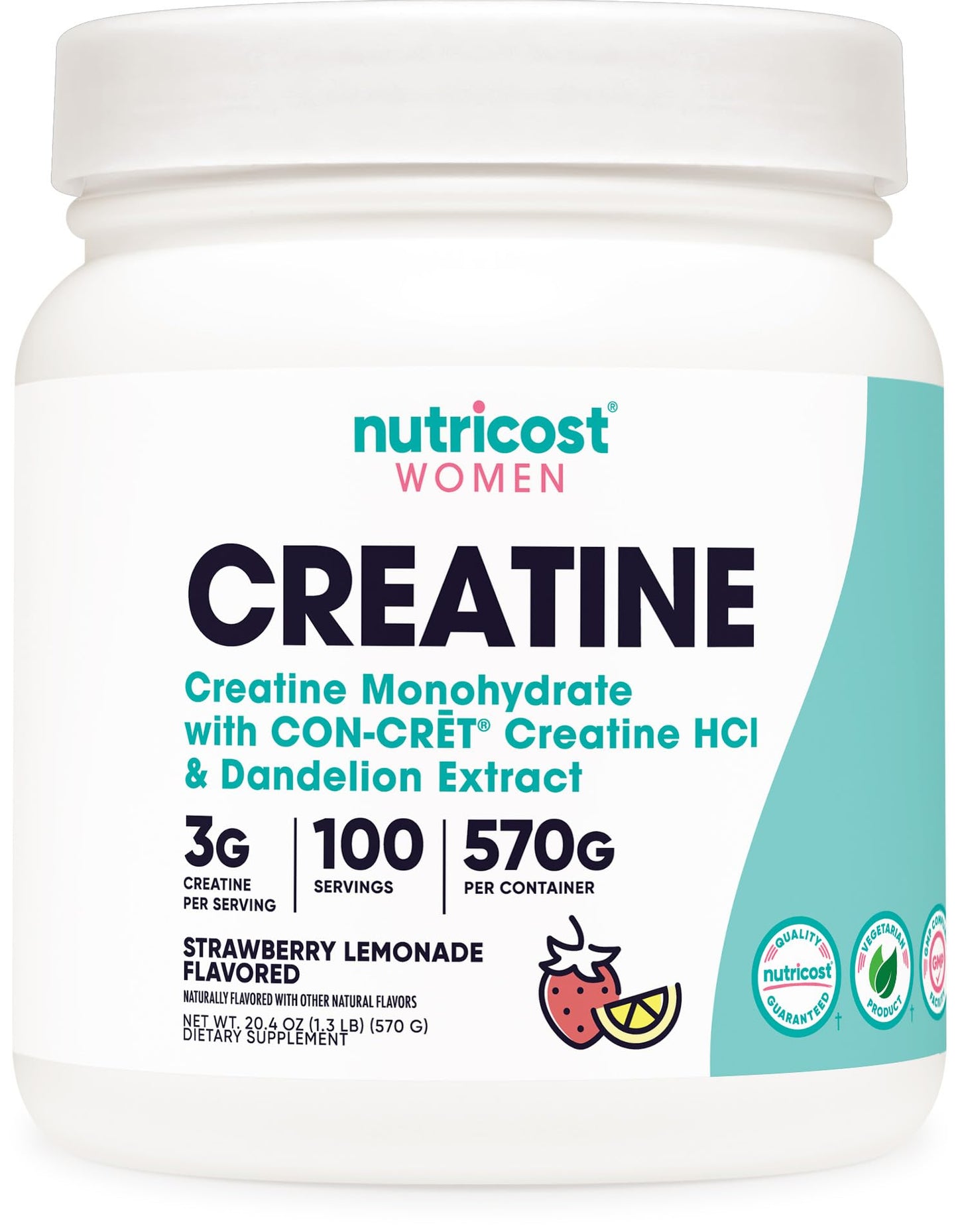 Nutricost Creatine Monohydrate Powder 20.1 Servings