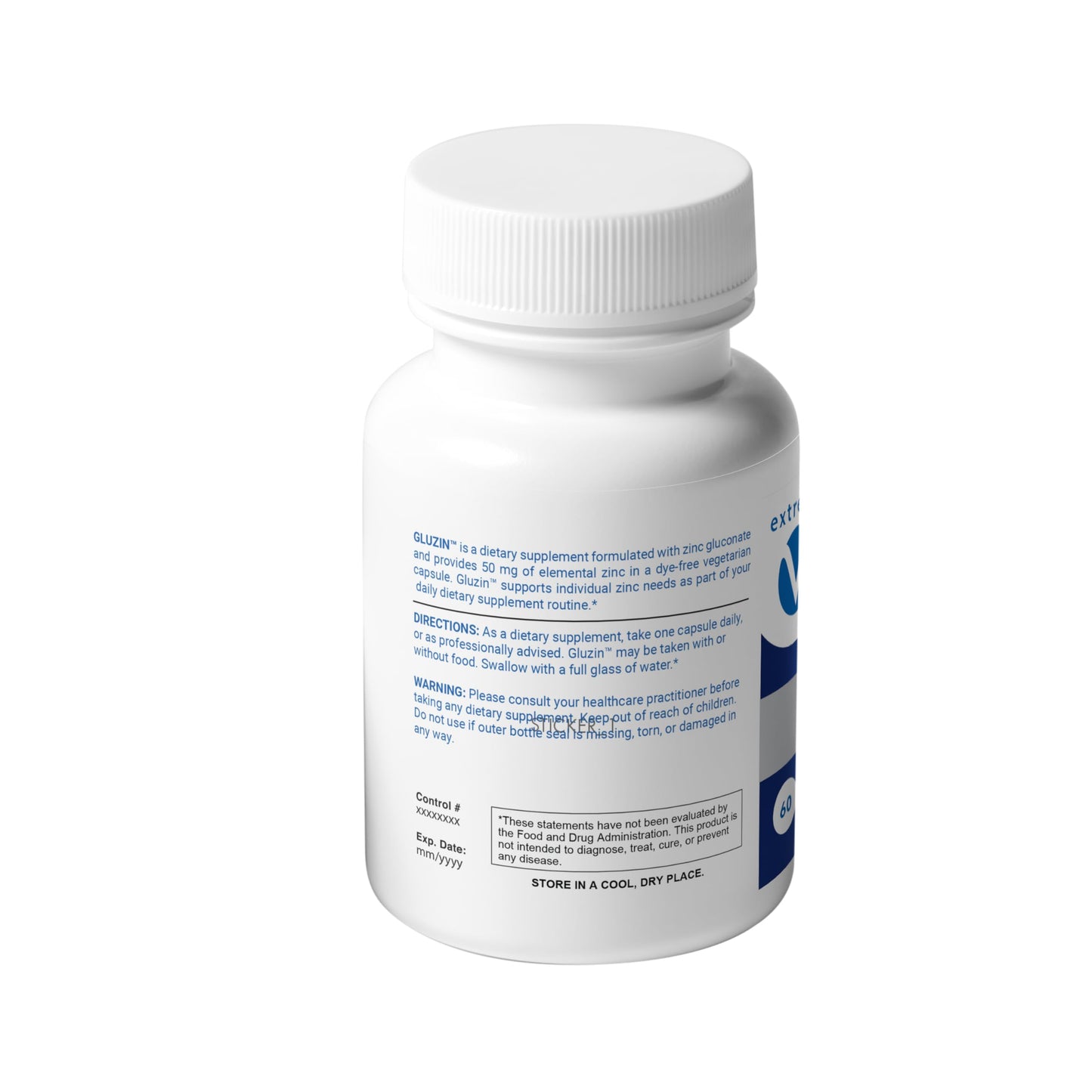 extreme V Zinc MG50 Zinc Gluconate 50mg Capsules, 120 Capsules, Pack of 2