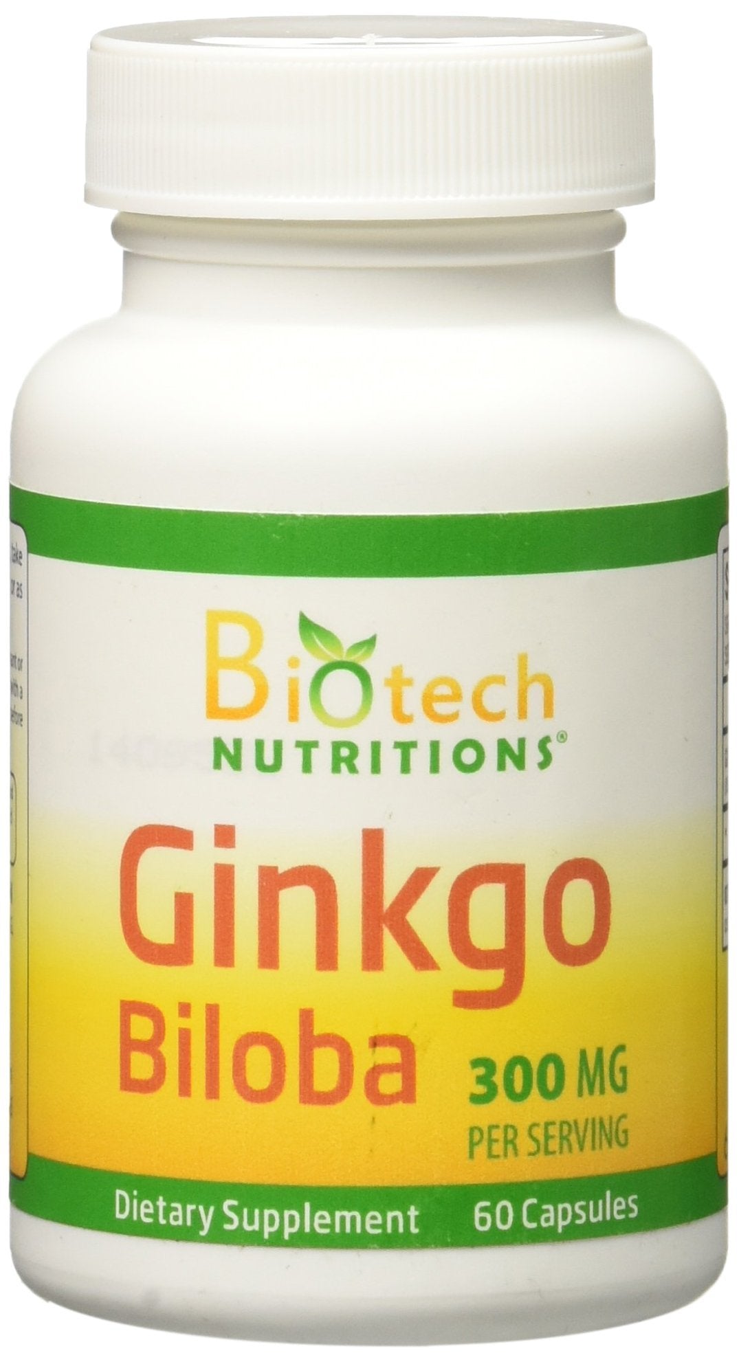 Biotech Nutritions Ginkgo Biloba Capsules, 60 Count