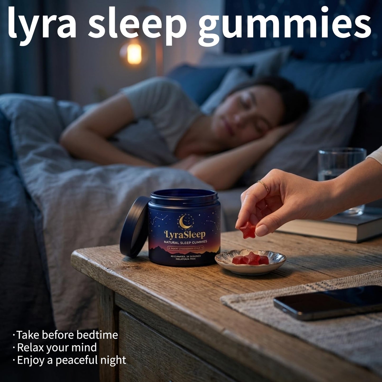 Nola sleep LyraSleep Gummies Gummy 60 Count