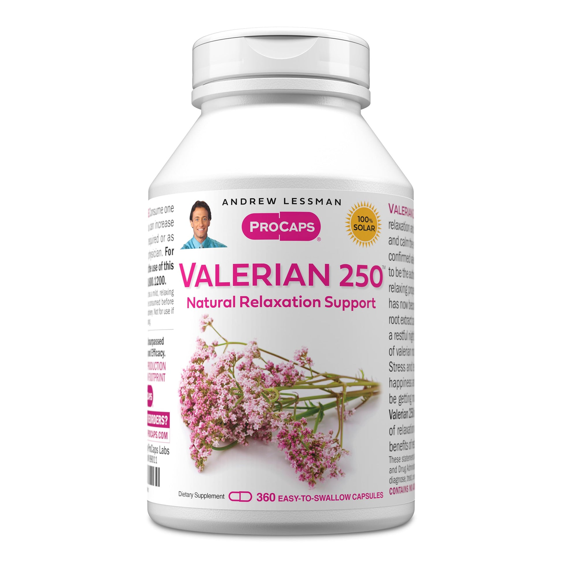 ANDREW LESSMAN Valerian 250 mg Capsules, 360 Count