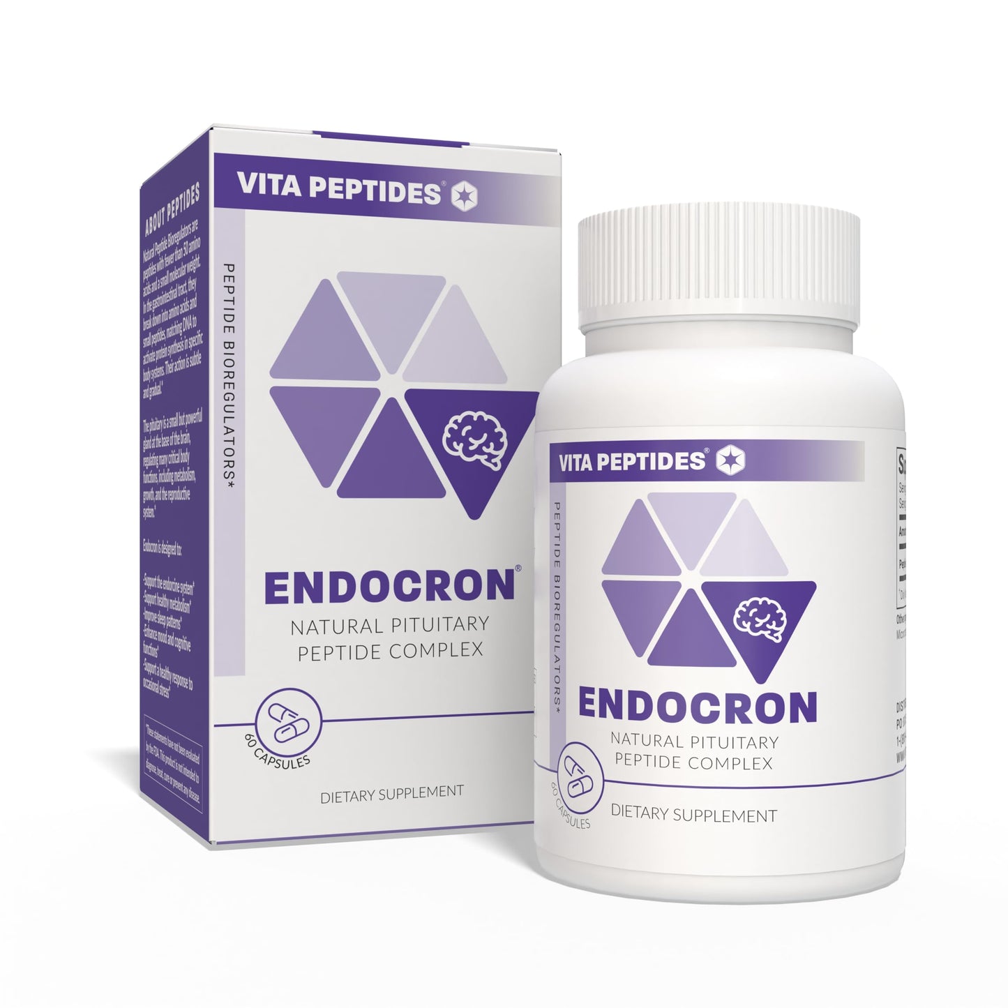 Vita Peptides Endocron - Pituitary Natural Peptide Bioregulator Capsule, 60 Count