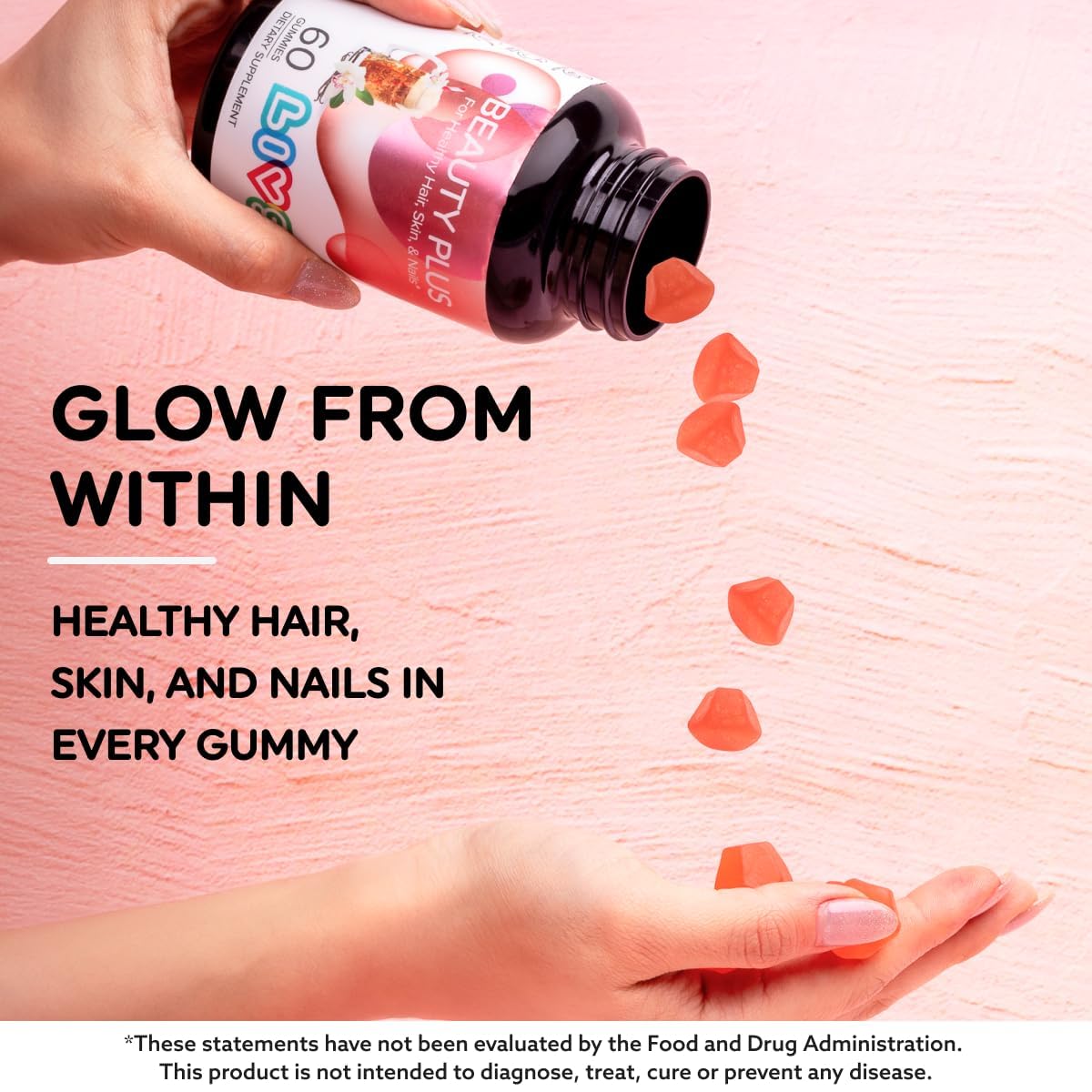 LIVS Beauty Plus Biotin Gummy Vitamins - 60 Gummies