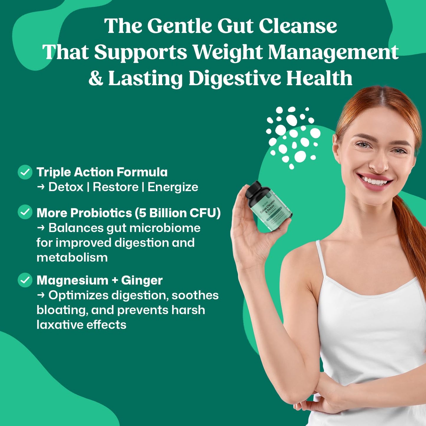 ColonBroom 15 Day Colon Cleanse & Detox Gummies for Weight Loss, 90 Count