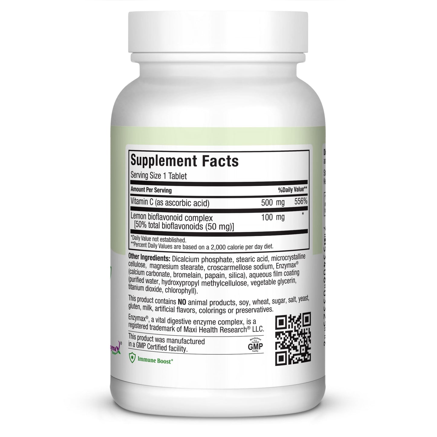 Maxi Health Maxi-C 500 Vitamin C Supplement Tablet, 250 Tablets