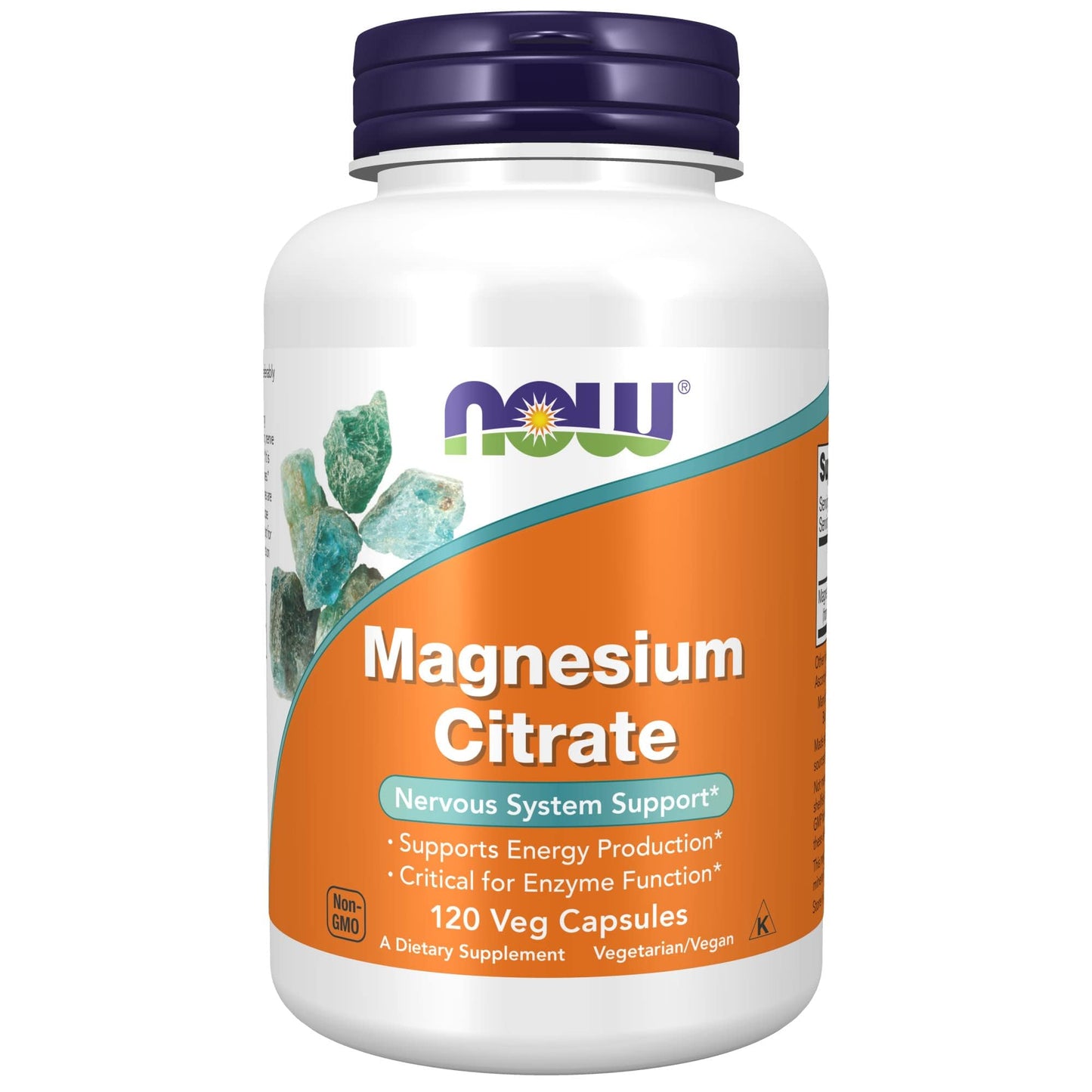 NOW Foods Magnesium Citrate Capsule 120 Count