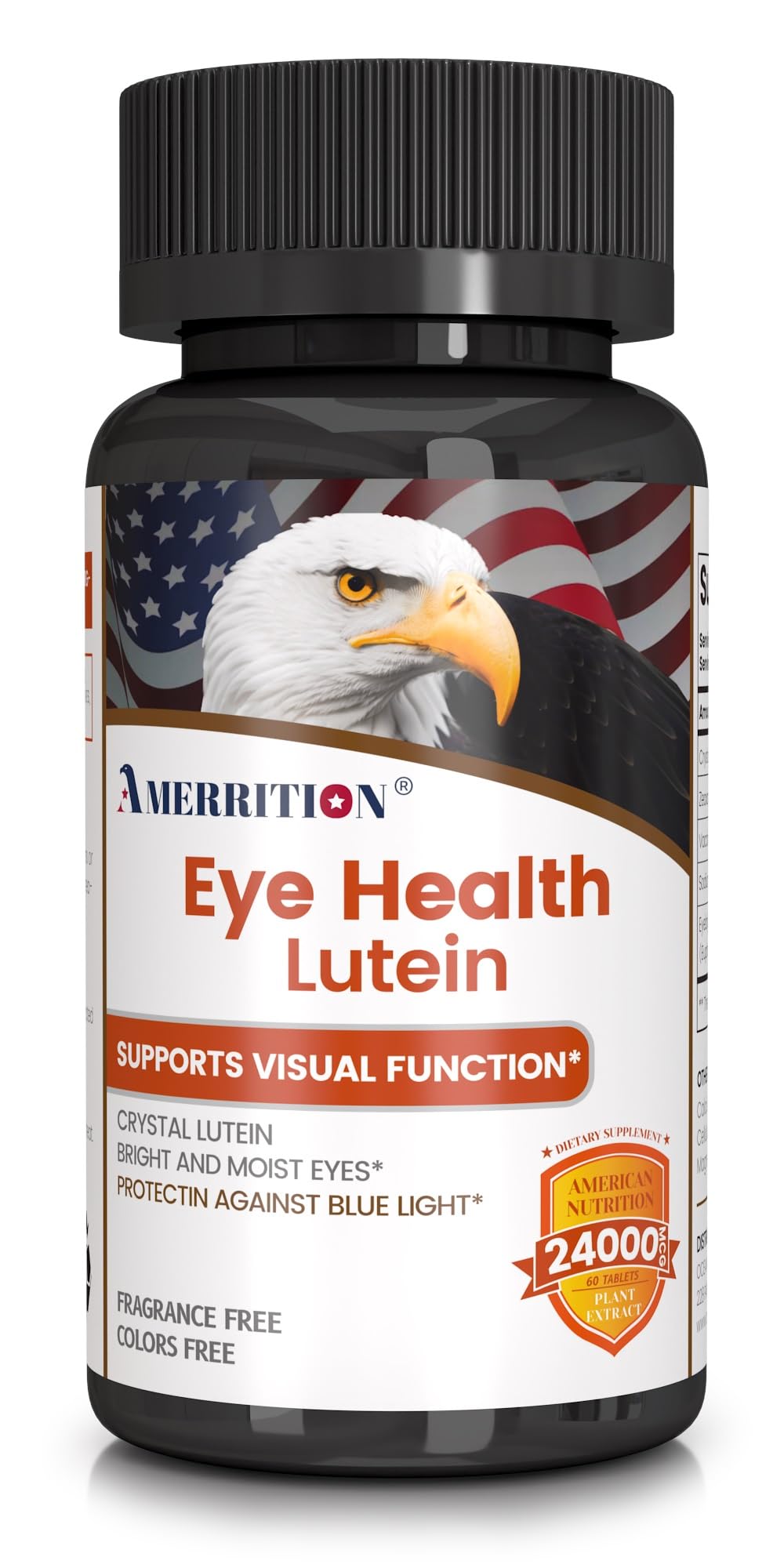 Amerrition Advanced Lutein Eye Health Supplement with Zeaxanthin, 60 Tablets