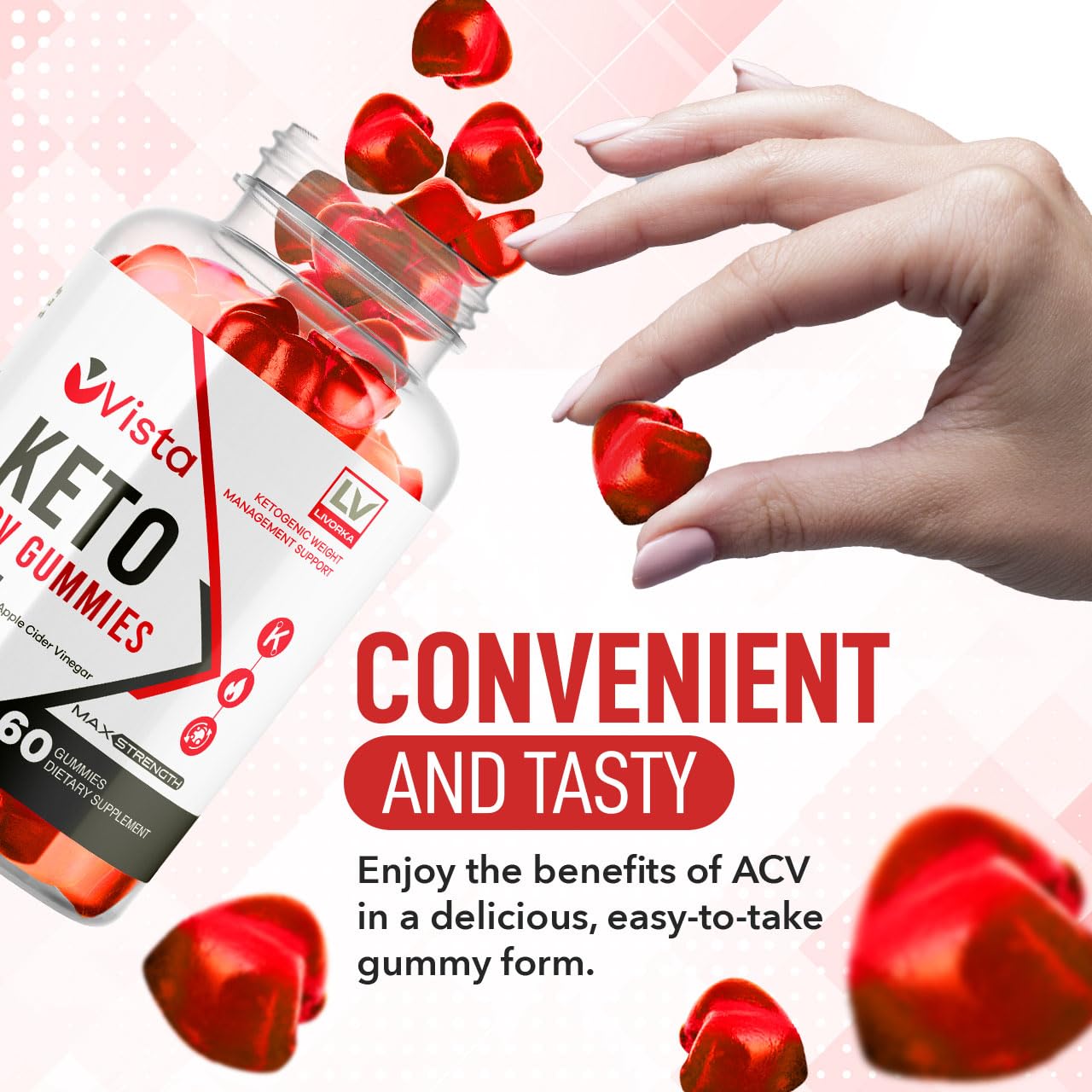 LIVORKA Vista ACV Gummies 300 Gummies