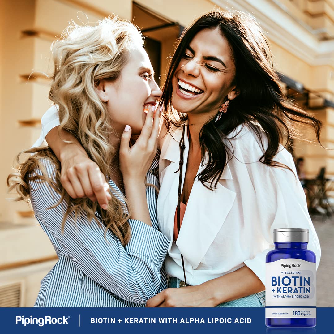 Piping Rock Biotin 5000mcg Capsules 180
