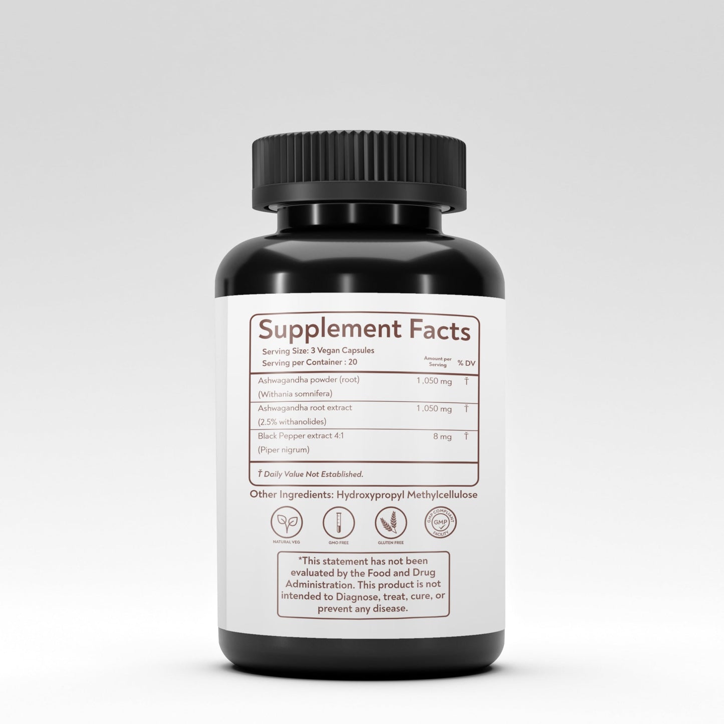 Bhumi Organic Ashwagandha Capsule 1 Count