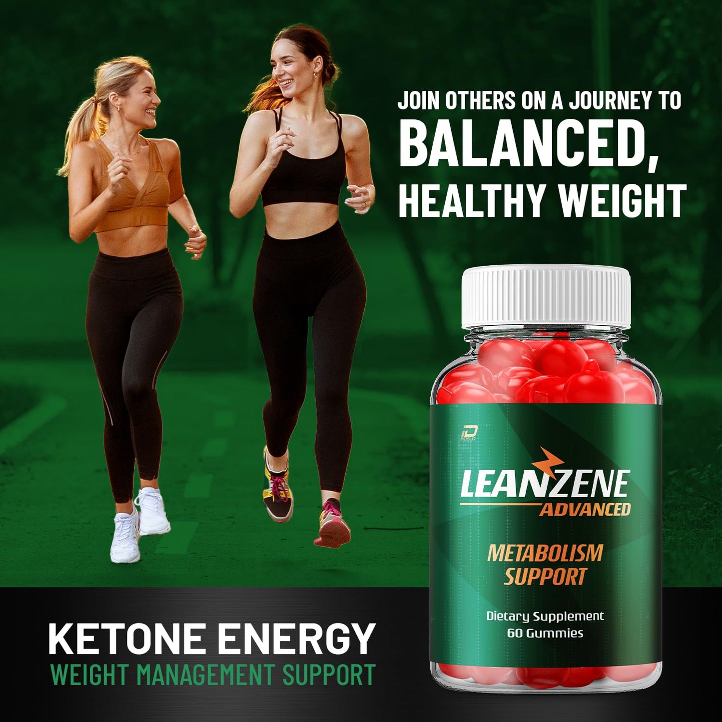 Indelo Leanzene ACV Gummies for Men and Women, 180 Gummies