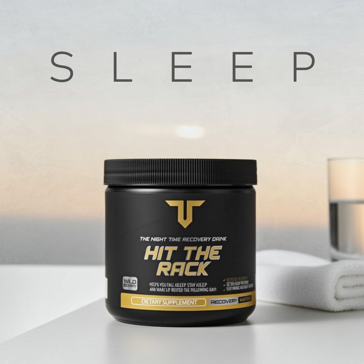 Troponin Nutrition Hit The Rack Night Time Recovery Powder 1 Count