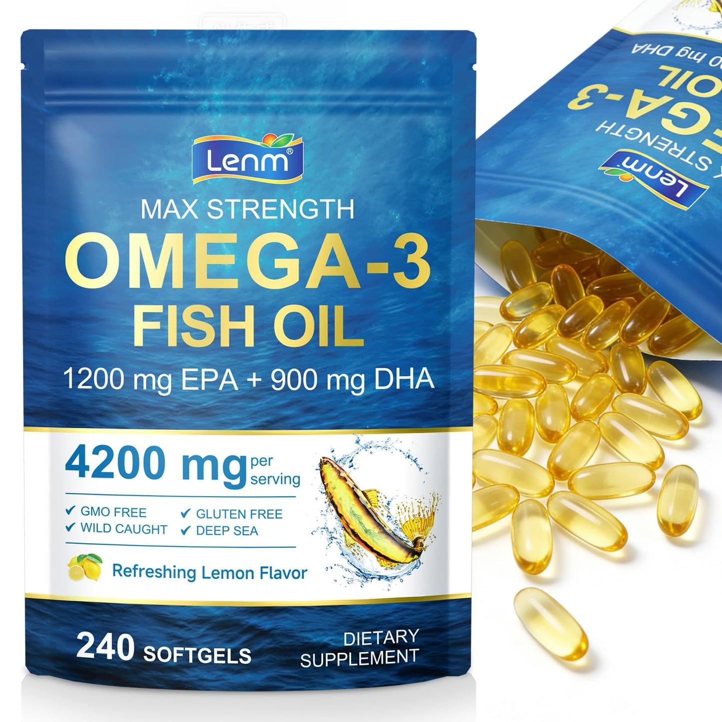 shwdppmy Omega-3 Fish Oil Triple Strength Softgel 240