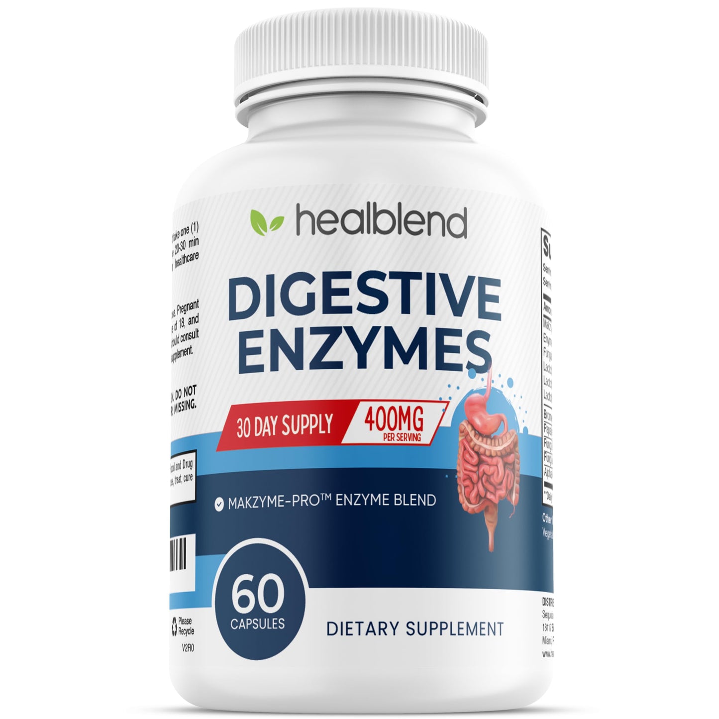 healblend Digestive Health Enzyme Blend Supplement Advanced Enzyme with Probiotics Capsule 1