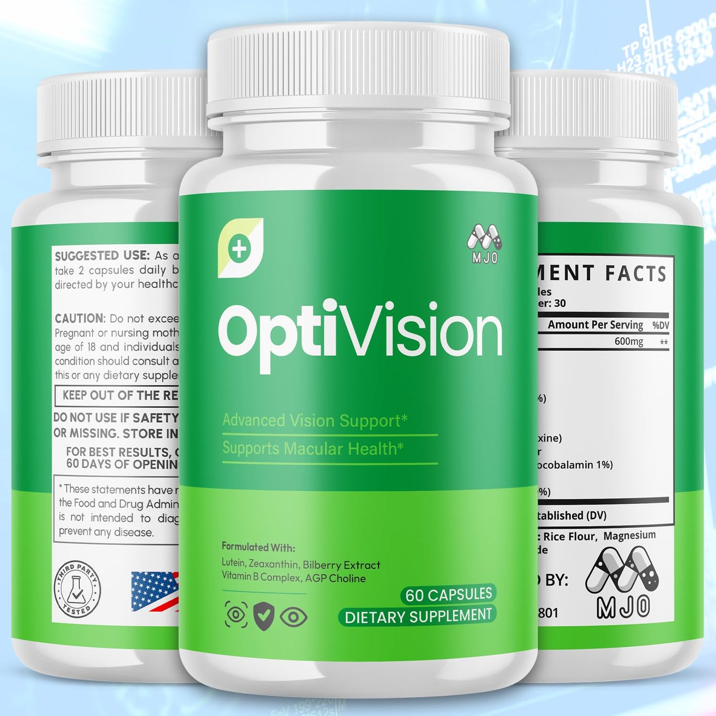 MJO Optivision 60 Capsules
