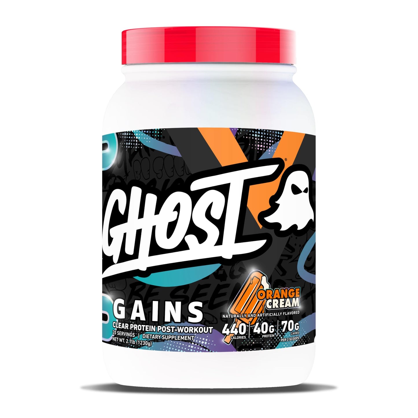 GHOST Clear Gains Mass Gainer Protein Powder 2.7 Pound