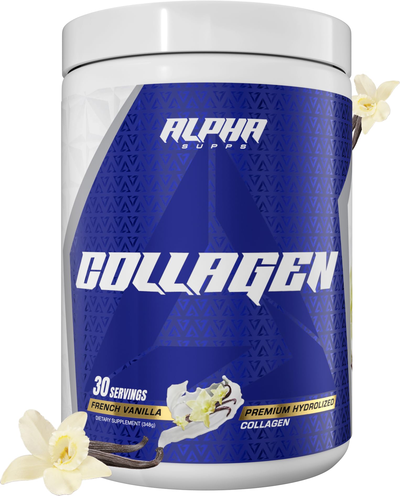 Alpha Supps Premium Hydrolyzed Collagen Protein Powder 13.3 Ounce