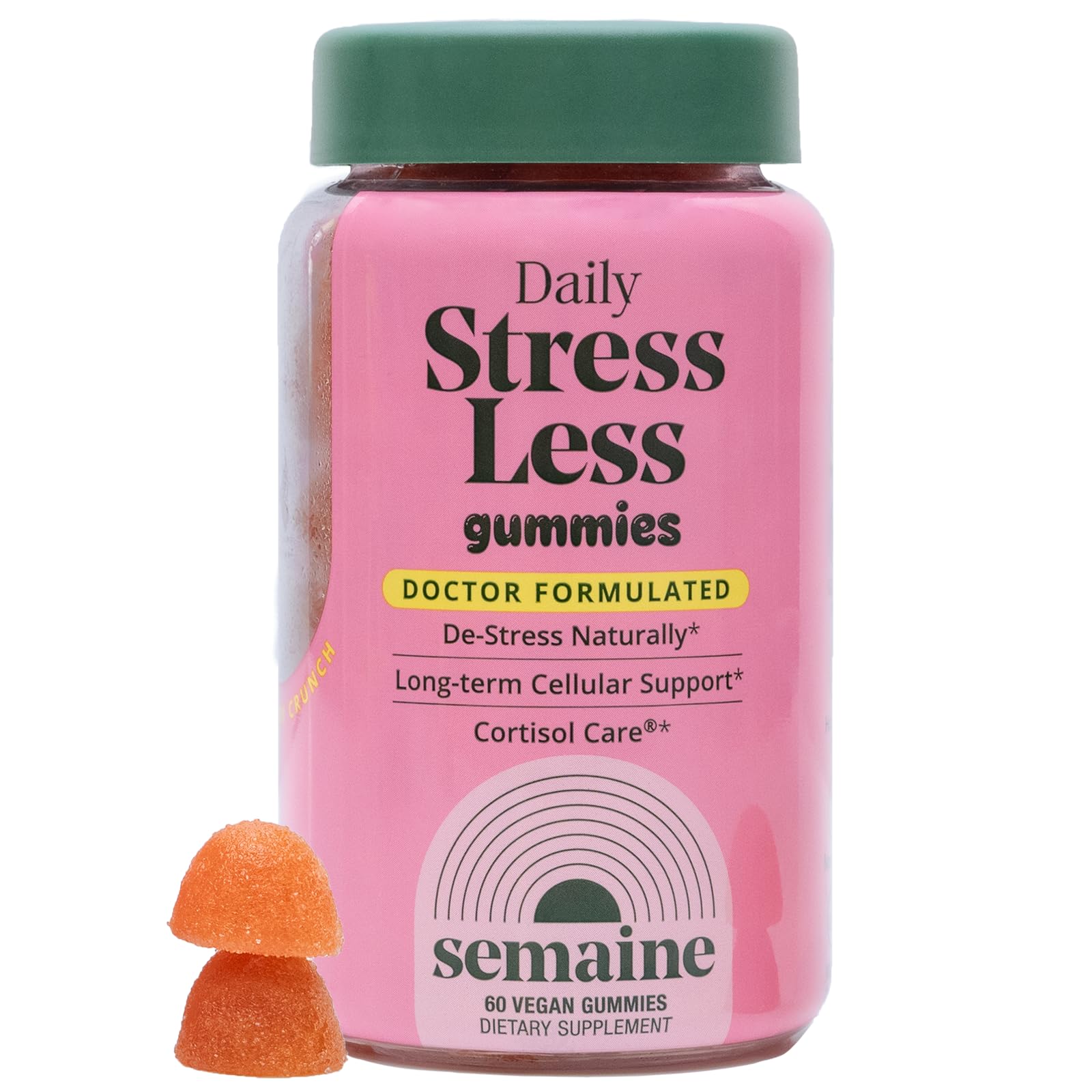 Semaine Stress Less Gummy with Cortisol Care 60 Gummies