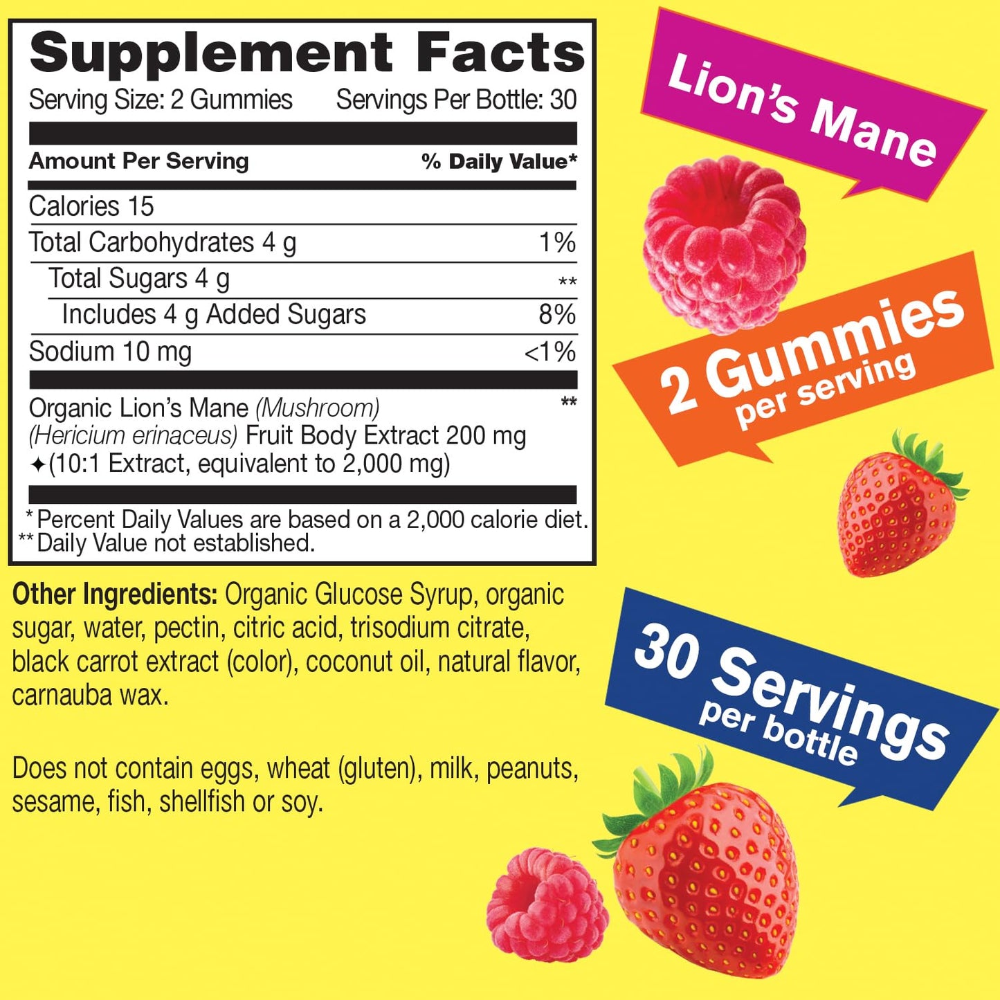 WellYeah Lions Mane Gummies Gummy 60 Count