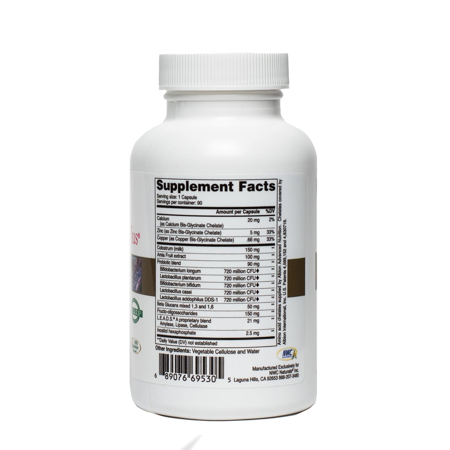 NWC Naturals Pro-Biotics Plus Powder 90 Count
