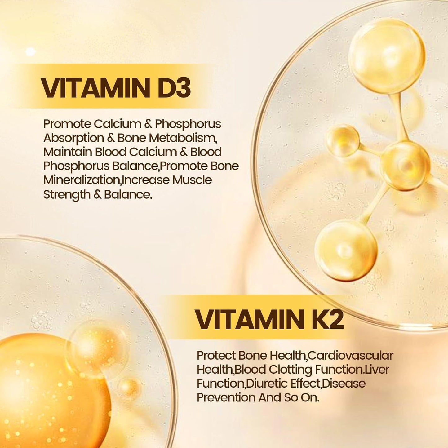 Wellova Women's D3 + K2, 60 Capsules