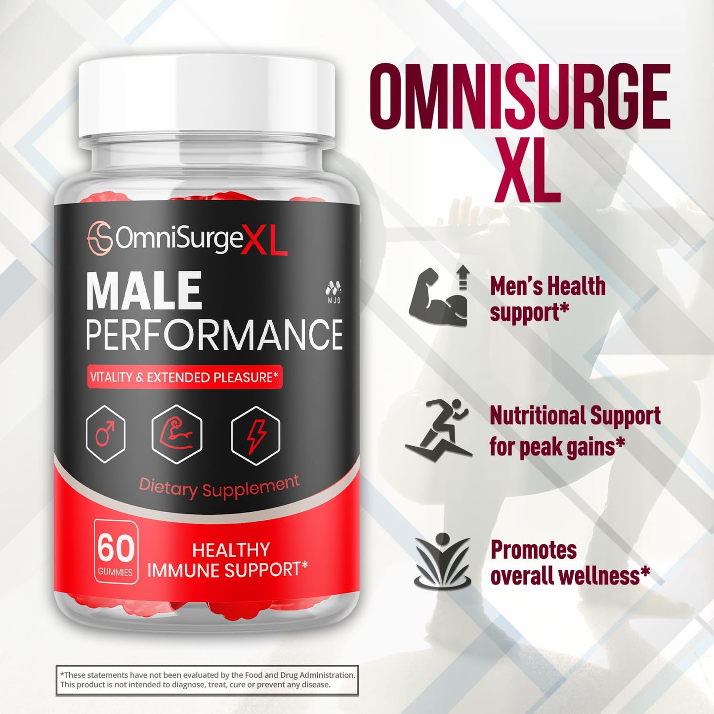 MJO OmniSurge XL Gummies 180 Gummies