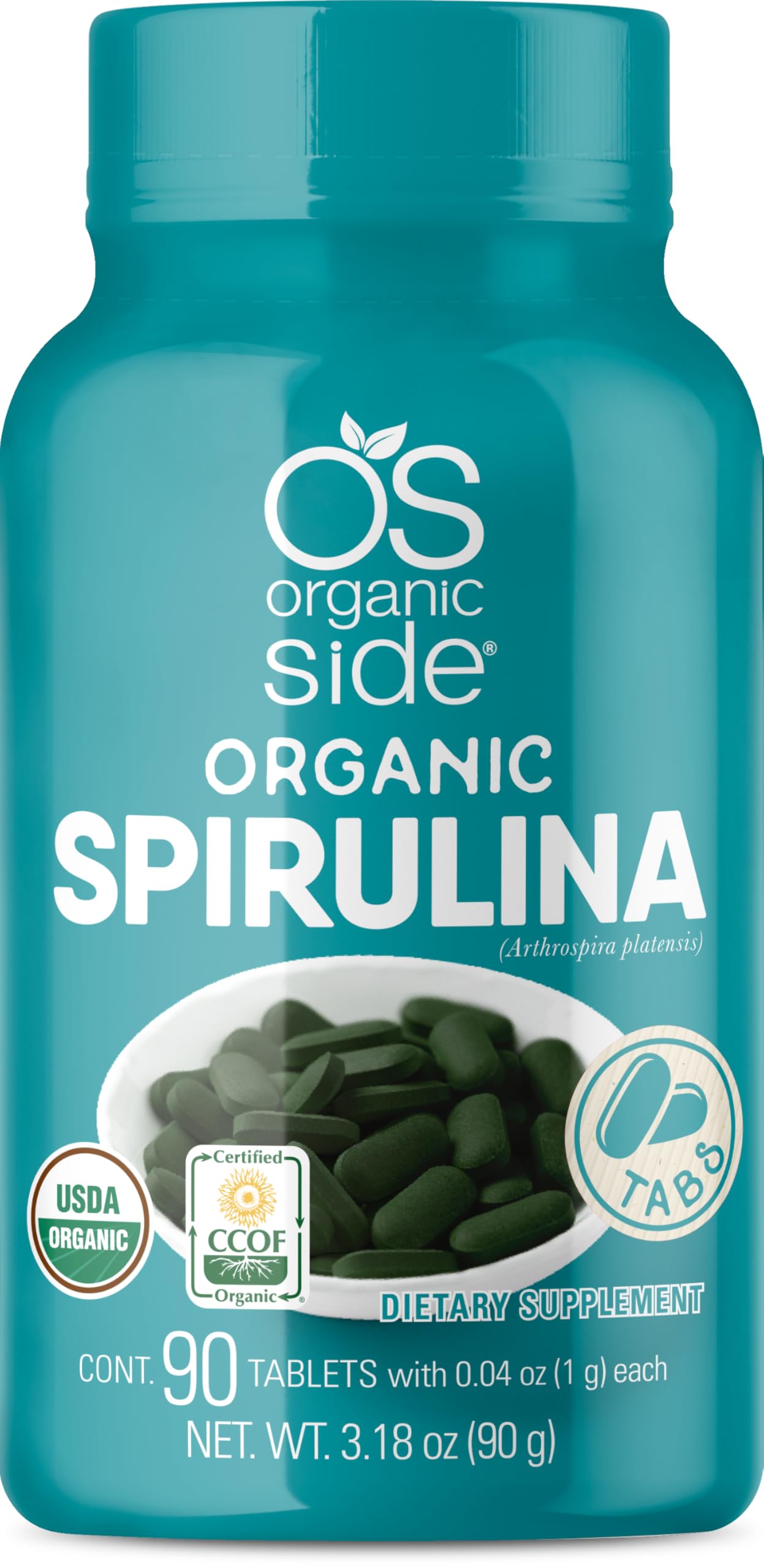 OS Organic Side Spirulina Tablets 3.1