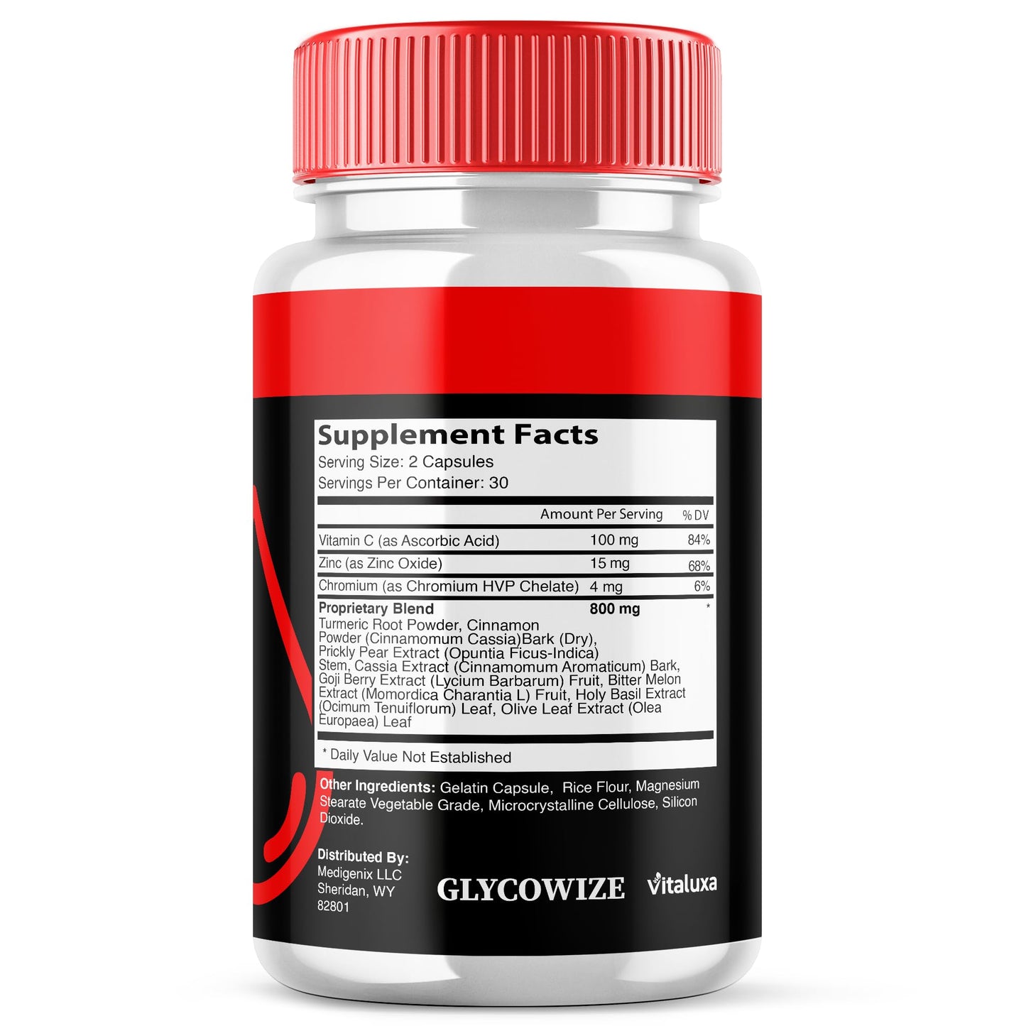 Vitaluxa Glycowize Glycogen Support Capsules, 60 Count