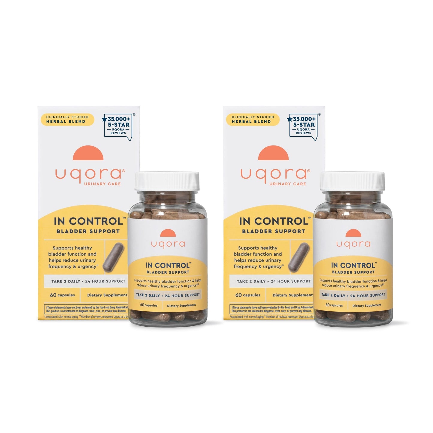 Uqora In Control Bladder Support Capsules, 120 Capsules