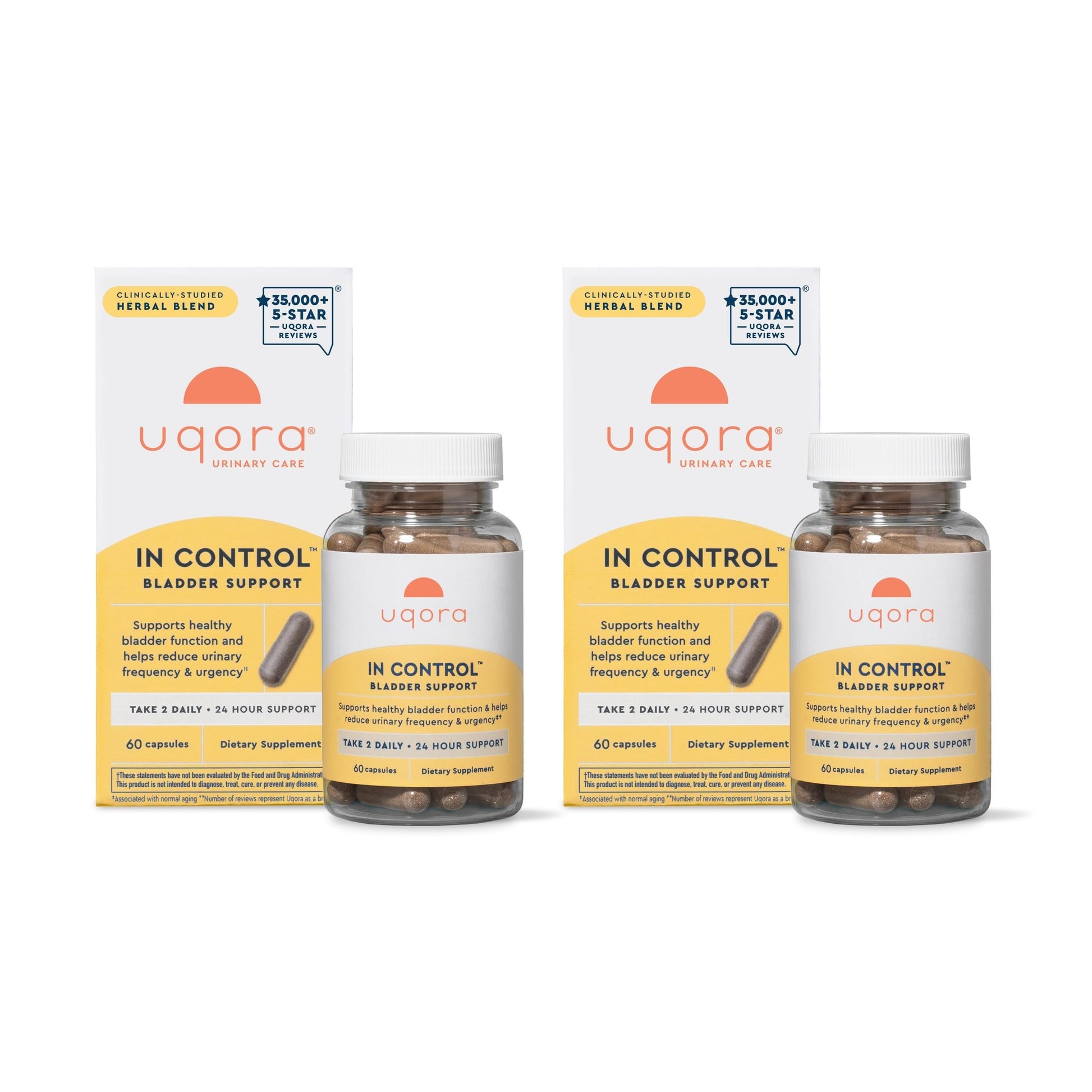 Uqora In Control Bladder Support Capsules, 120 Capsules