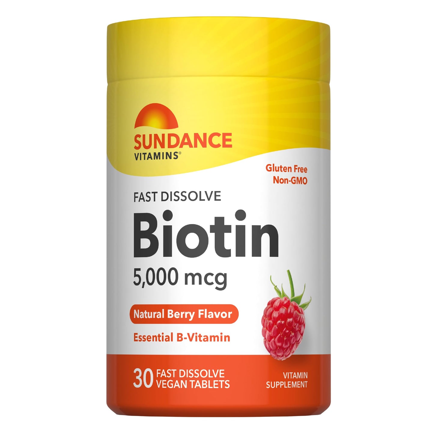 Sundance Biotin 5000mcg Fast Dissolve Tablets, 30 Count