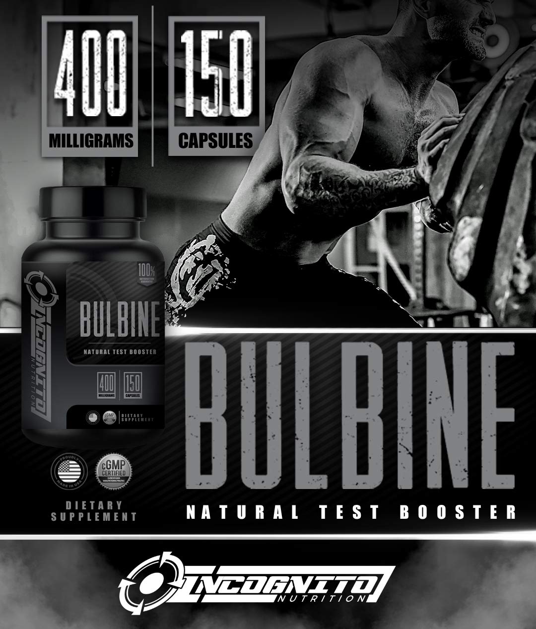 INCOGNITO NUTRITION Bulbine Natalensis Capsule 150 Servings