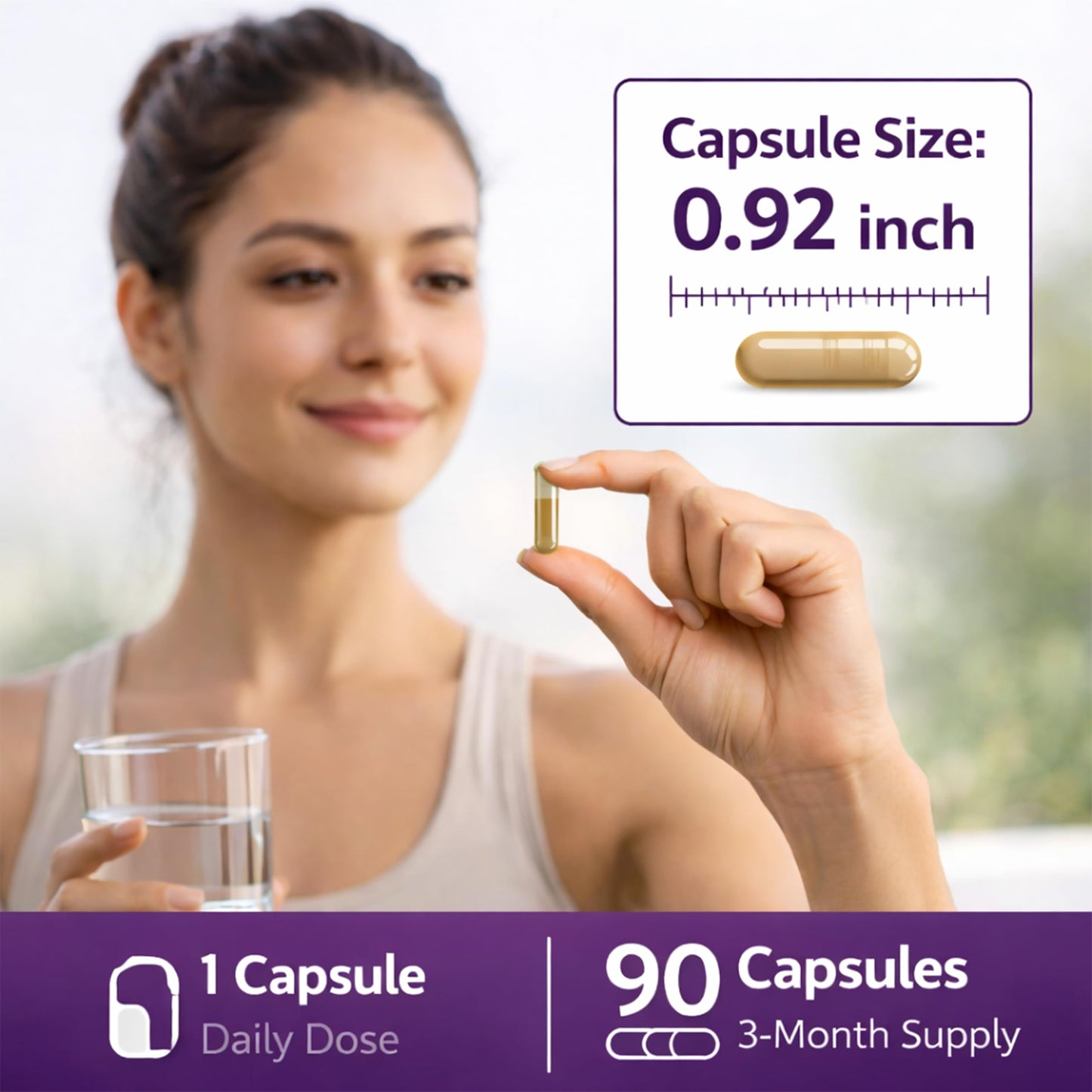 Mirosco Pure Saffron Supplements Capsules, 90 Count