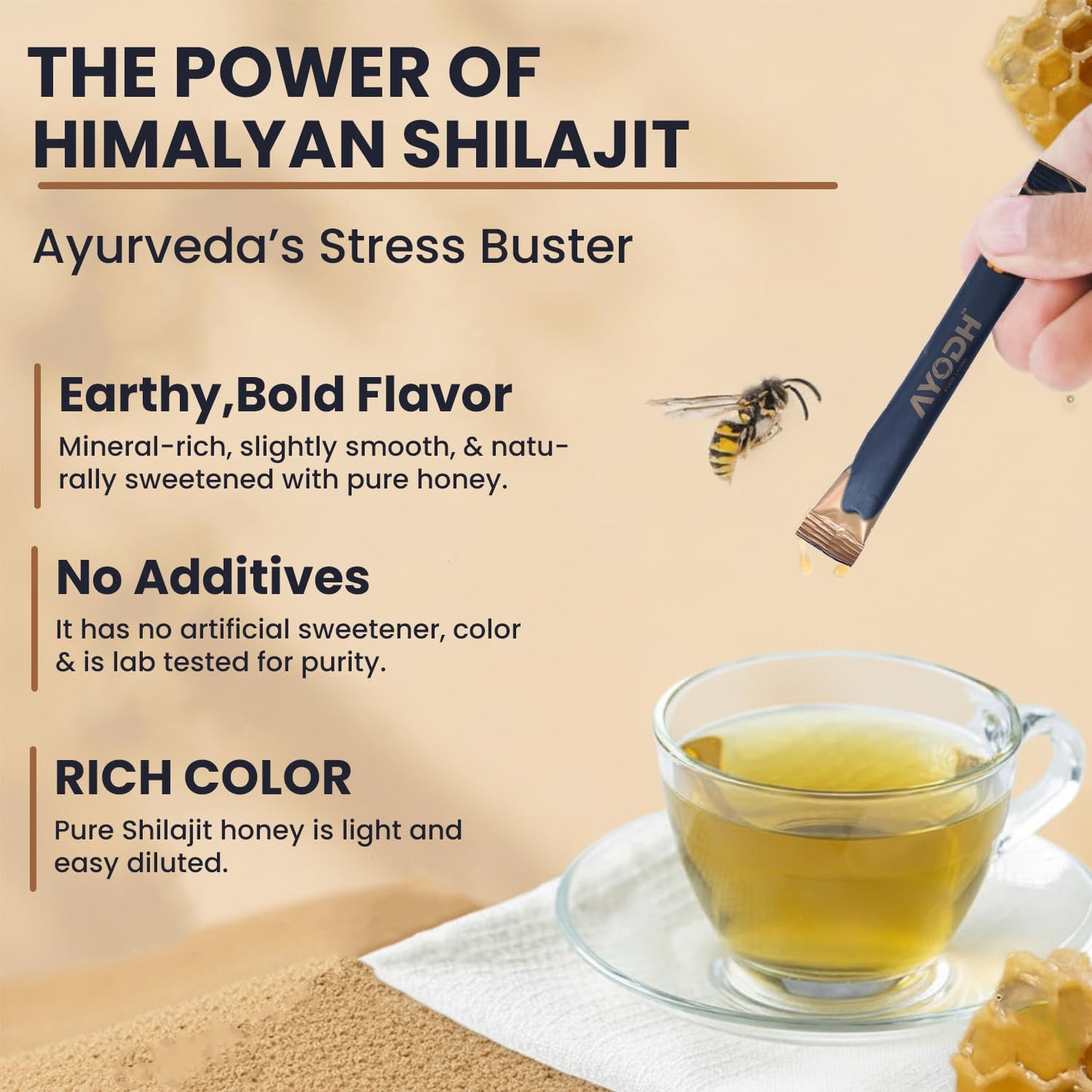 AYODH Pure Himalayan Shilajit 4 Softgels