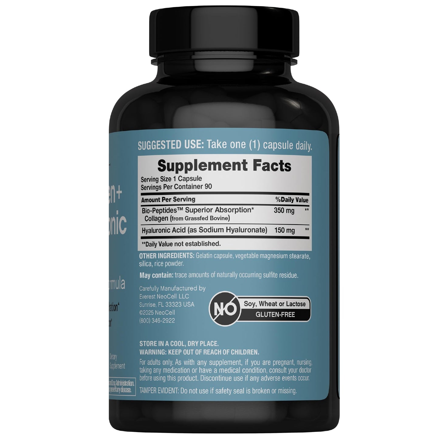 NeoCell Collagen Peptides Capsules 90 Count