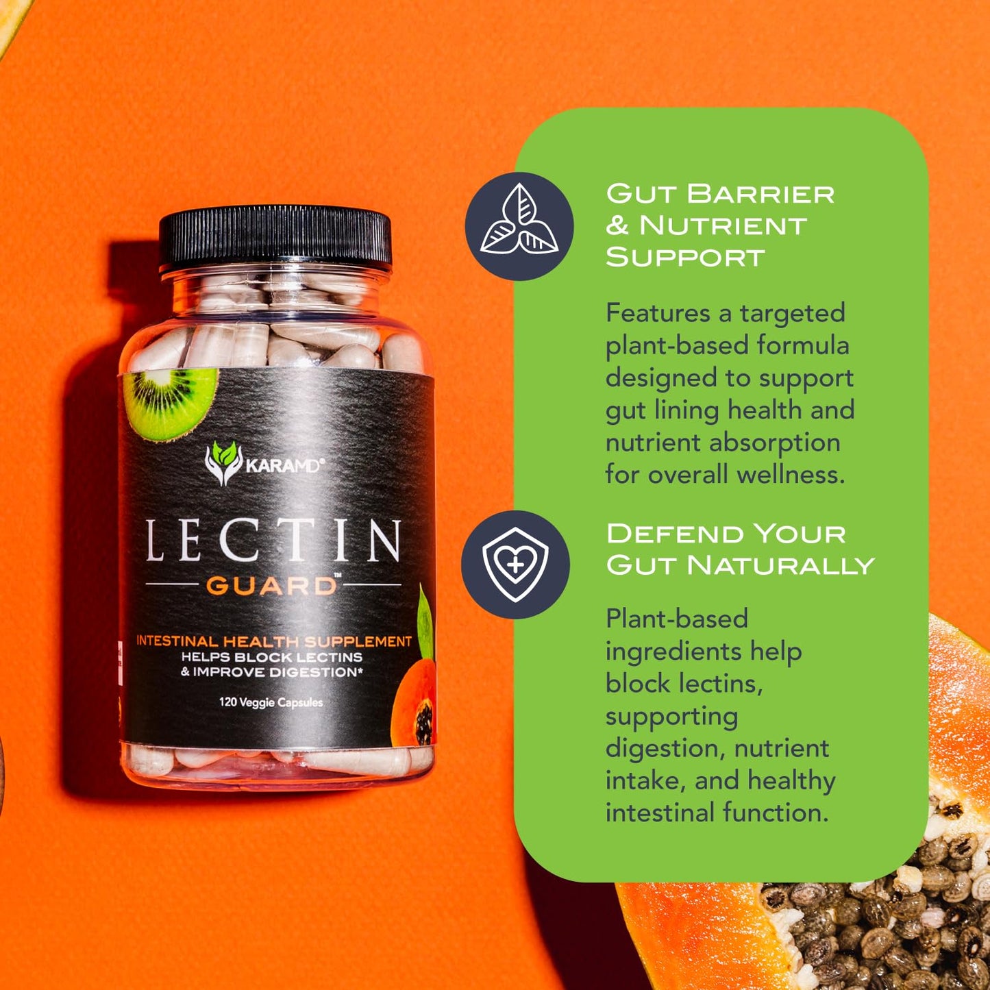 KaraMD Lectin Guard Gut Repair & Colon Cleanse Supplement & UltraBeets Beetroot Superfood Powder, 30 Servings