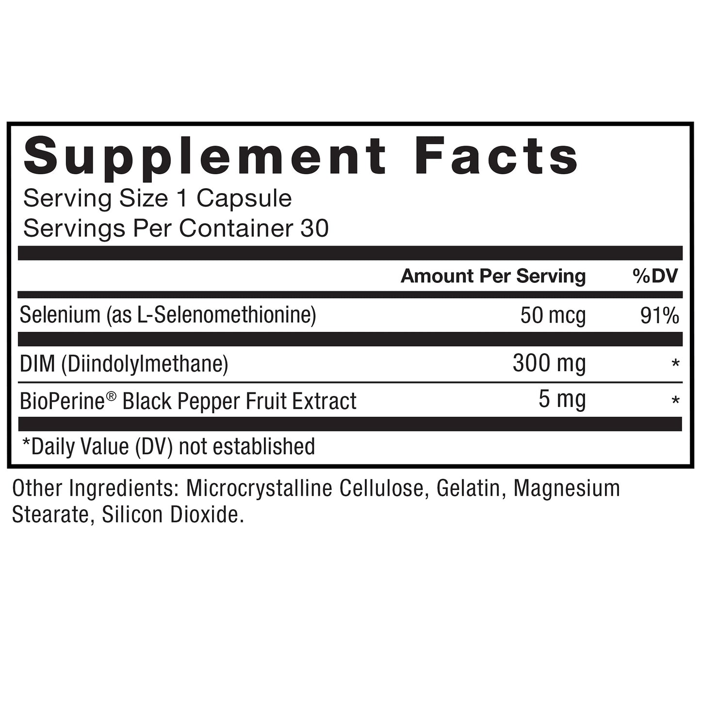 Force Factor DIM 300mg Diindolylmethane, 90 Capsules