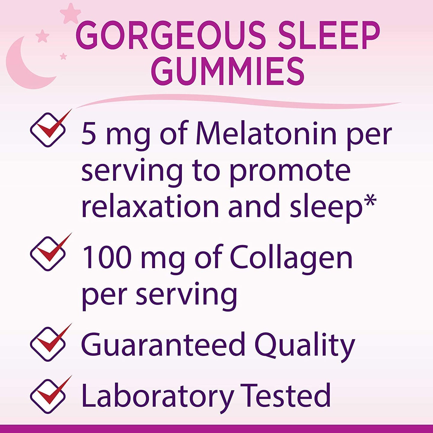Nature's Bounty Optimal Solutions Gorgeous Sleep Melatonin 5mg Gummies with Collagen, Assorted Fruit Flavors, 120 Gummies