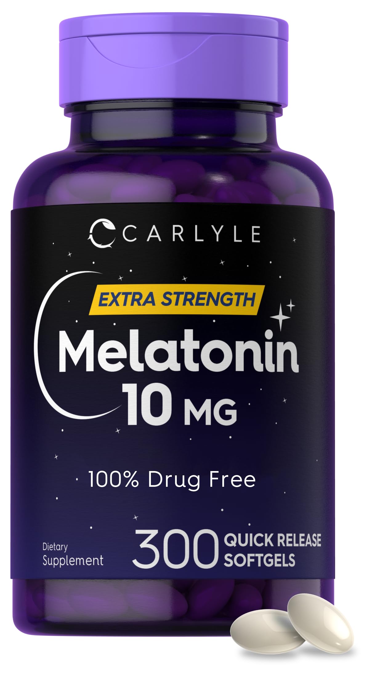 Carlyle Melatonin 10mg Softgels 300 Count
